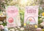 design easter flyer, card, post, banner, logo, video, brunch menu, egg hunt